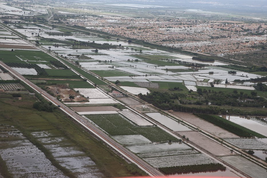 AEMET: un temporal de lluvia sin precedentes en los últimos 100 años en la Vega Baja del Segura