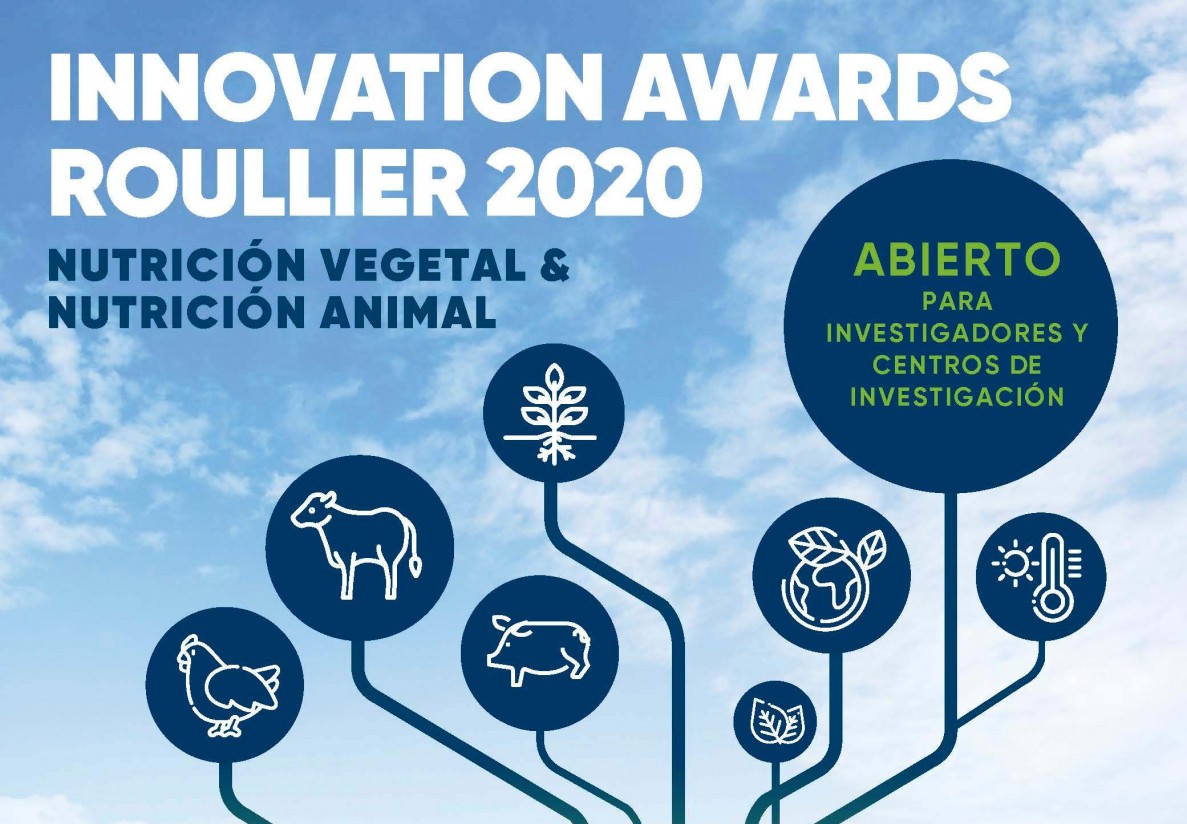 Convocados los Premios Roullier 2020 a la Innovación en Nutrición Vegetal y Animal