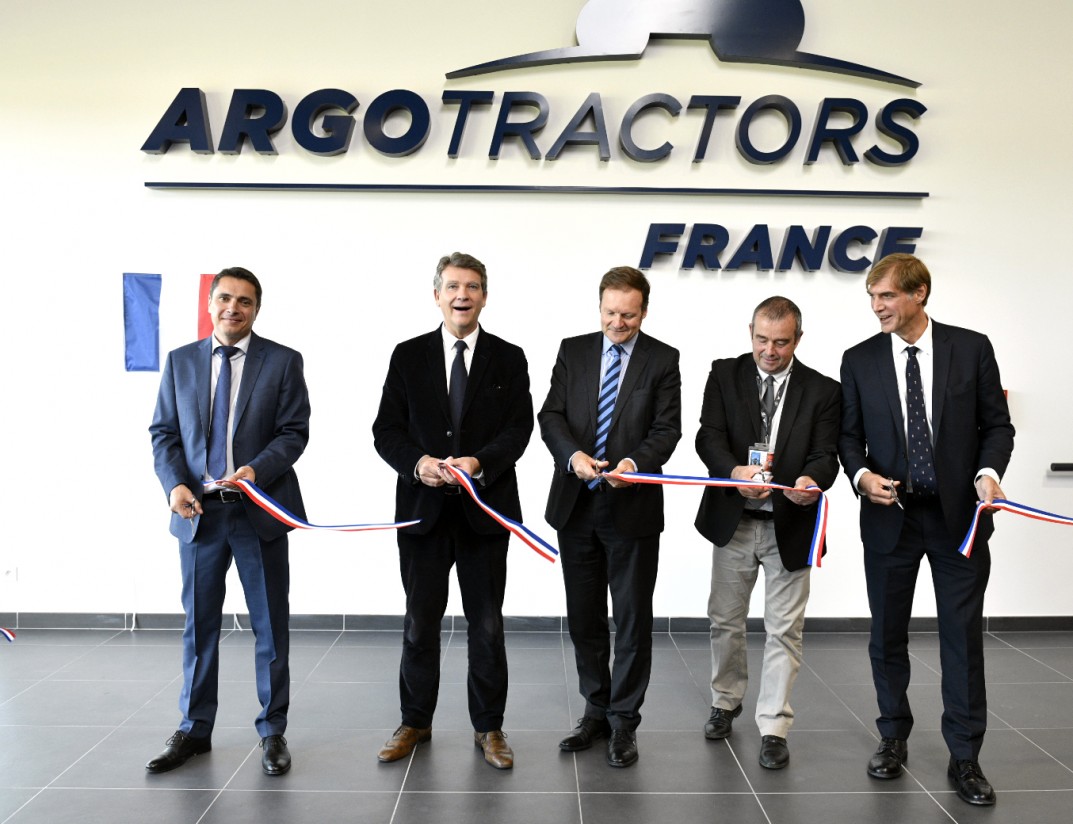 Argo Tractors inaugura la nueva sede de su filial francesa en Vaulx-Milieu