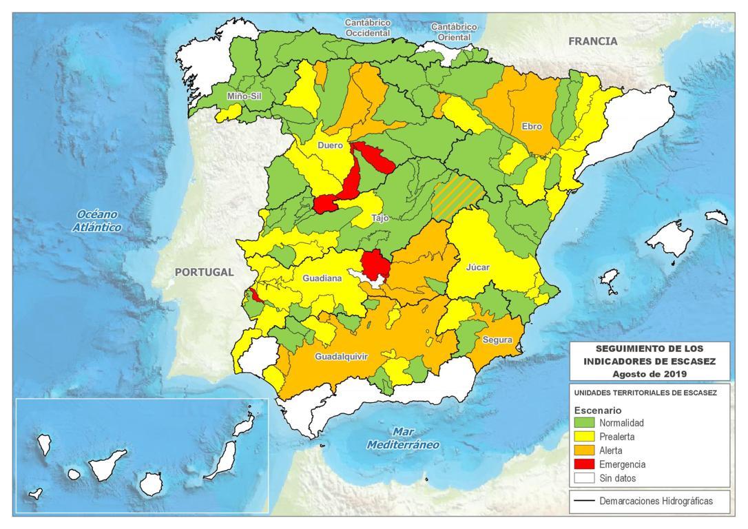 WWF alerta que la escasez de agua embalsada vuelve a golpear a la Península