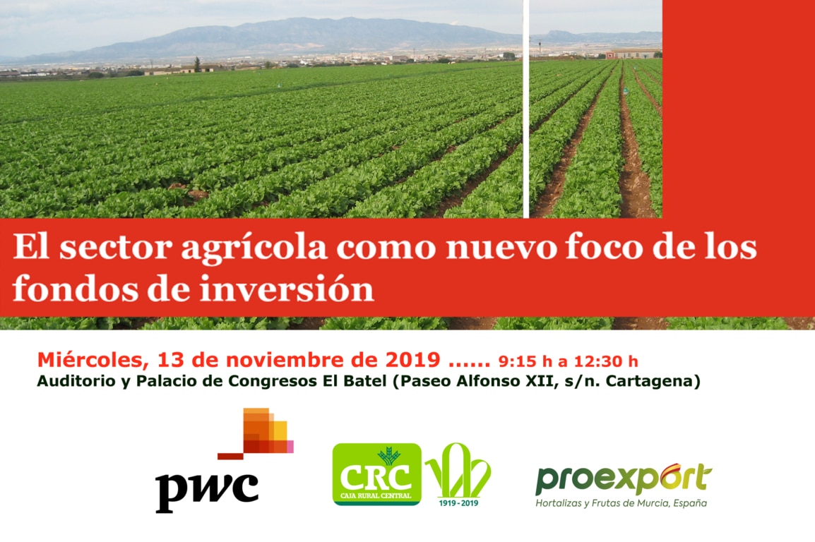 Cartagena acoge una jornada sobre los fondos de inversión y el sector agrícola