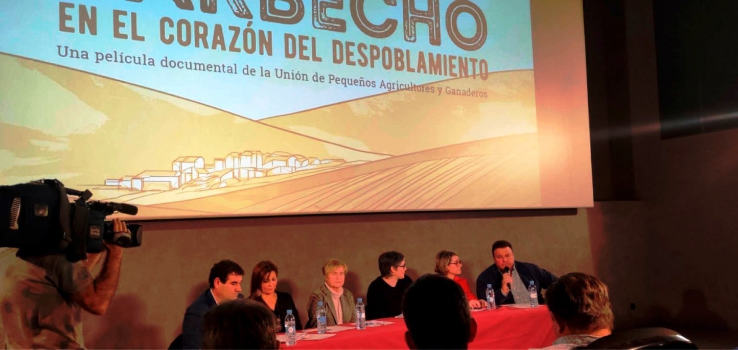 UPA estrena el documental «Barbecho, en el corazón del despoblamiento»