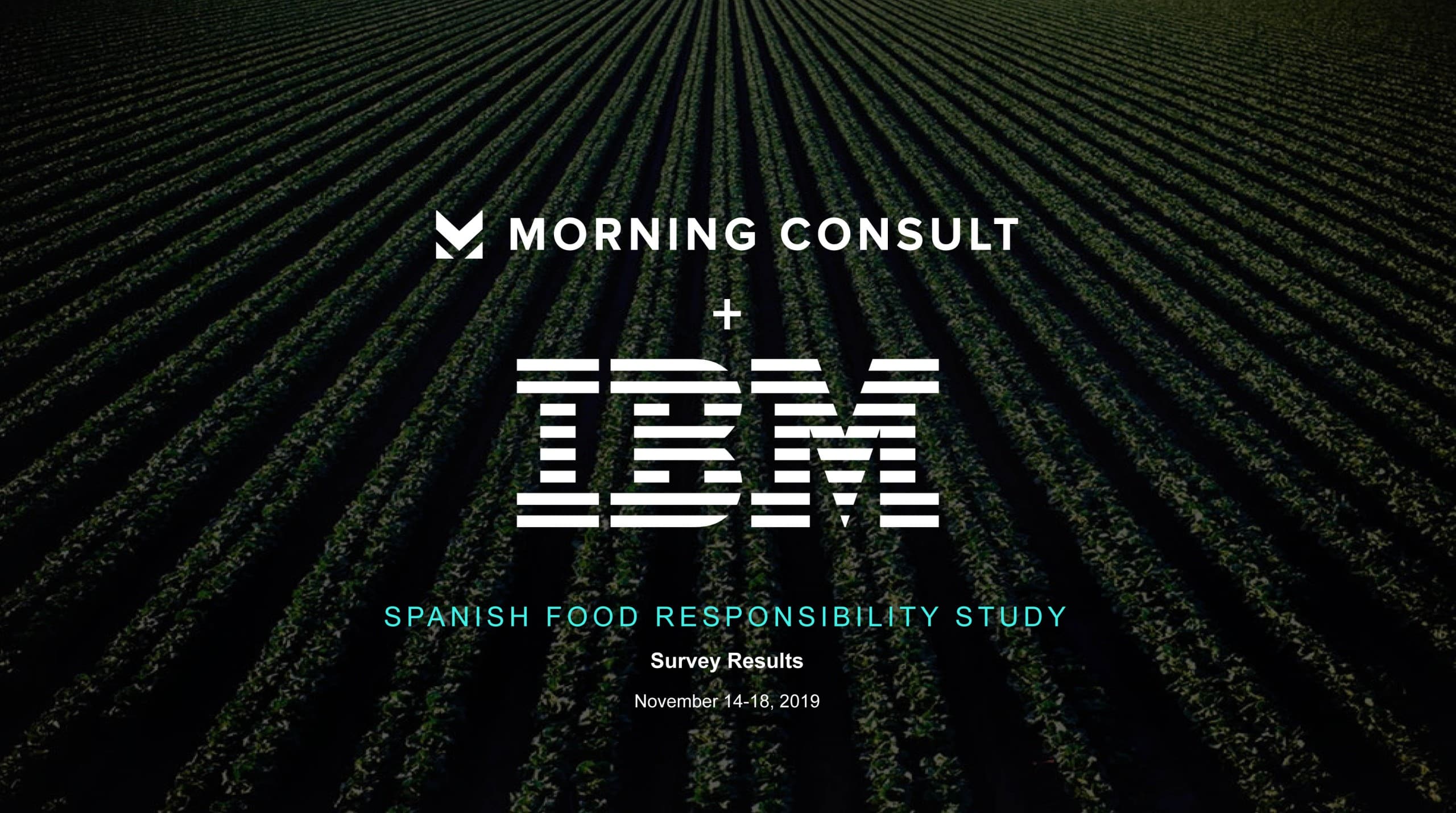 Los españoles, preocupados por la producción “ética” de los alimentos, según un estudio para IBM