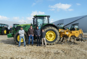 John Deere 6195M, en condiciones extremas de trabajo