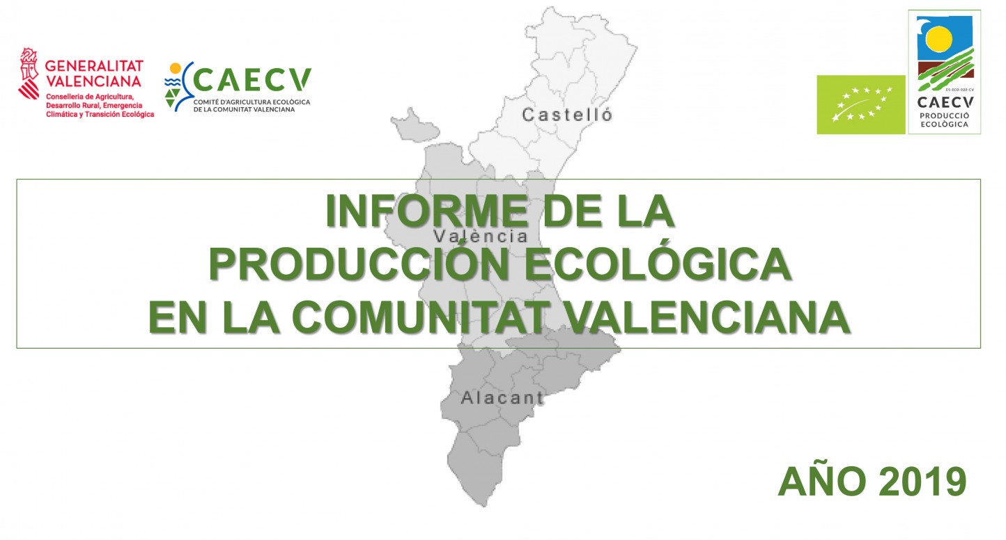 El sector ecológico en la Comunidad Valenciana continúa creciendo y alcanza los 518 M€ de volumen de negocio