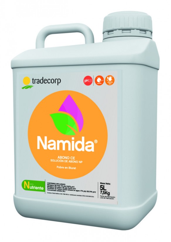 Tradecorp lanza Namida, un nutricional para hacer más efectivo cualquier tratamiento foliar