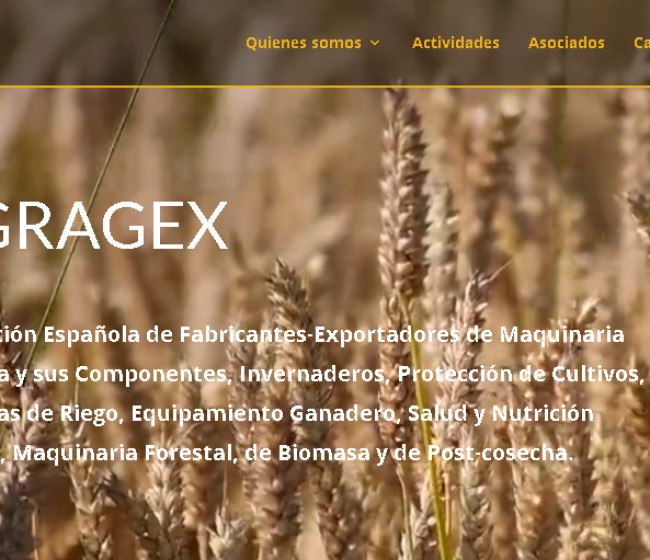 Agragex estrena página web