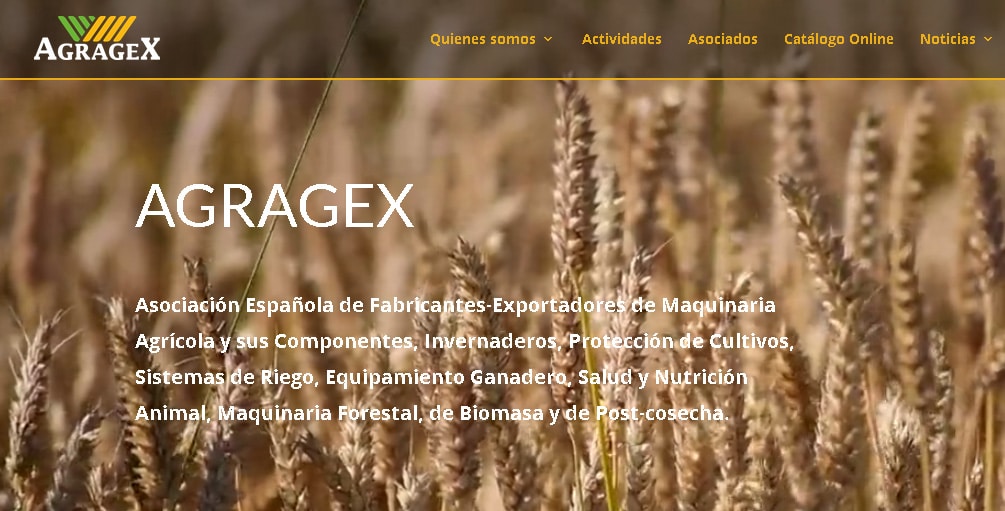 Agragex estrena página web