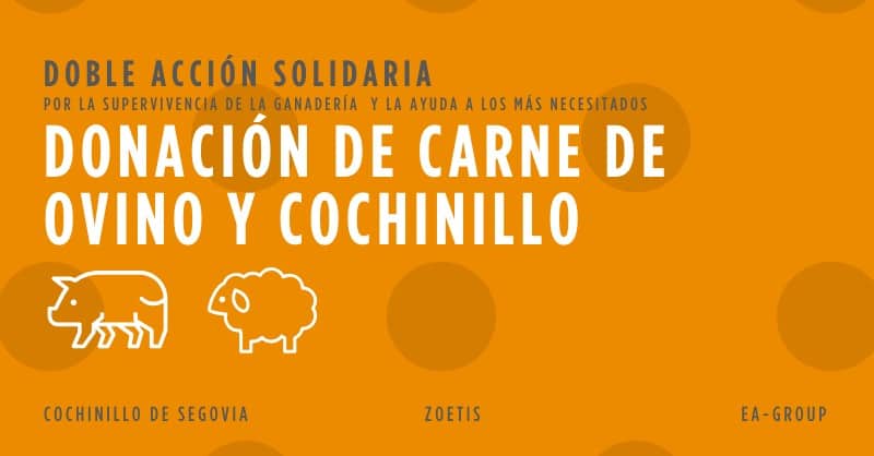 Covid-19: Zoetis dona más de 16.600 kilos de carne de ovino y porcino