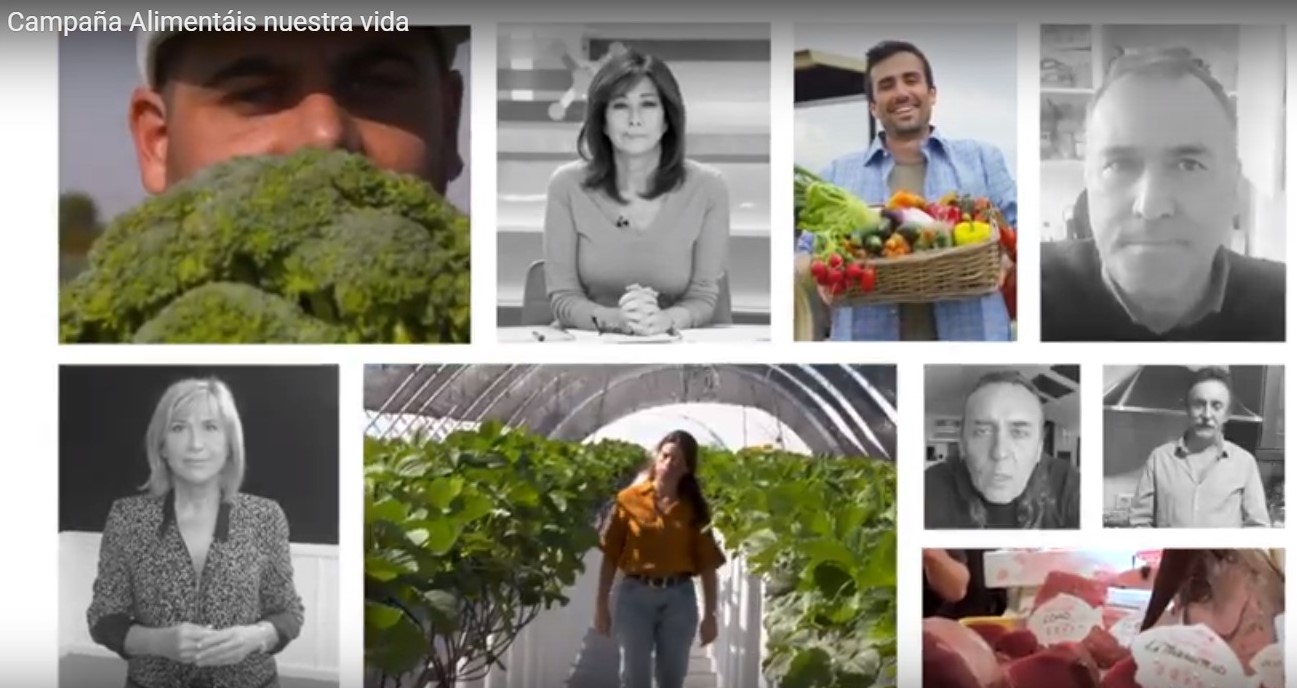 Inicio de la campaña #AlimentáisNuestraVida en apoyo al sector agroalimentario y pesquero