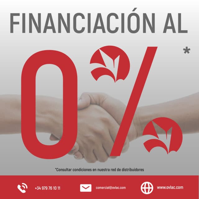 Ovlac ofrece financiación al 0% para la compra de nuevos equipos