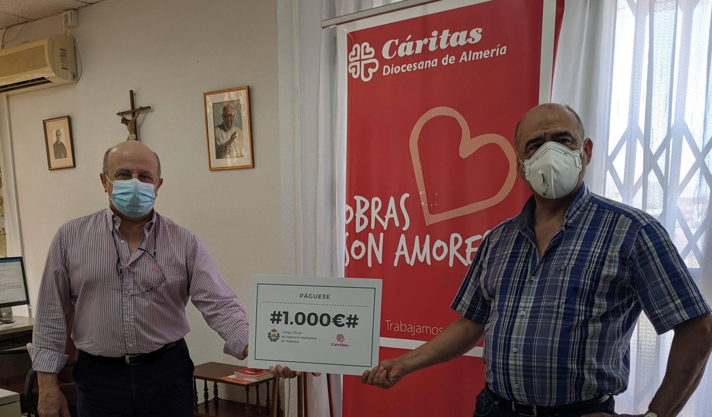 Covid-19: El Colegio de Agrónomos de Andalucía dona 8.000 euros a diferentes organizaciones benéficas