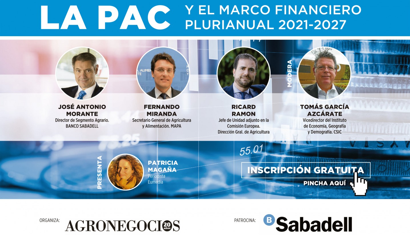 Nuevo Webinar AgroNegocios: «La PAC y el Marco Financiero Plurianual 2021-2027»