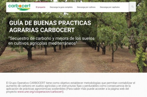 Los agricultores pueden descargar gratuitamente la Guía de Buenas Prácticas CARBOCERT para mejorar el secuestro de carbono en suelos agrícolas