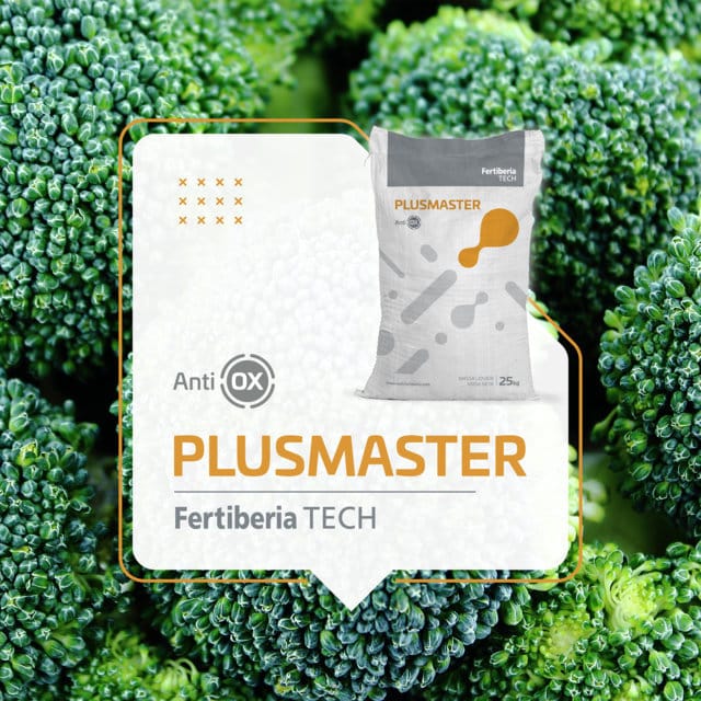 Plusmaster, de Fertiberia Tech, con tecnología AntiOX, aumenta el nivel de antioxidantes en las plantas