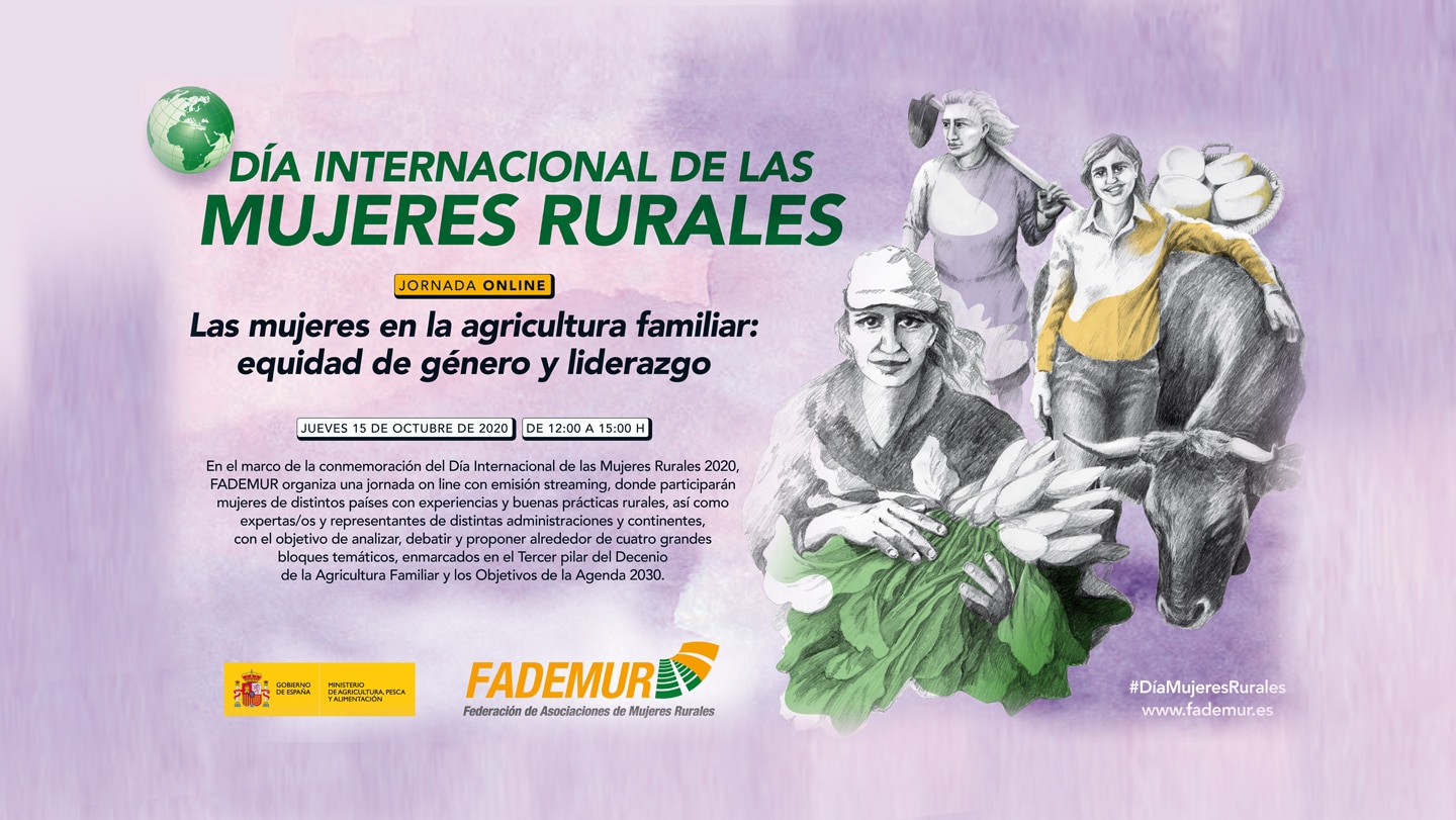 Jornada online de Fademur en el Día Internacional de las Mujeres Rurales