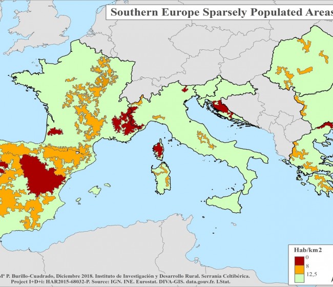 Once instituciones crean una red de investigación y desarrollo para las zonas escasamente pobladas del Sur de Europa