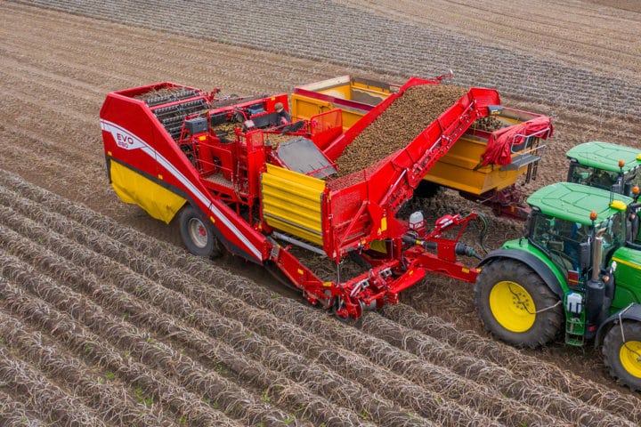 Grimme actualiza su cosechadora arrastrada Evo 280