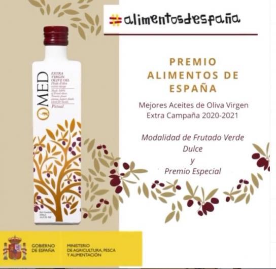 Un aceite granadino, Premio Especial Alimentos de España 2020-2021