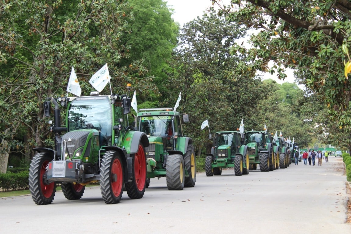 Unos 600 agricultores se concentran en Sevilla contra la convergencia “brusca” de la PAC