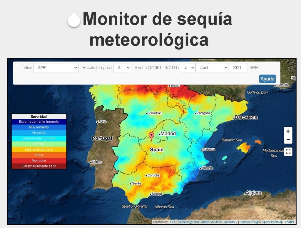 AEMET lanza un nuevo sistema para monitorizar sequías en tiempo real