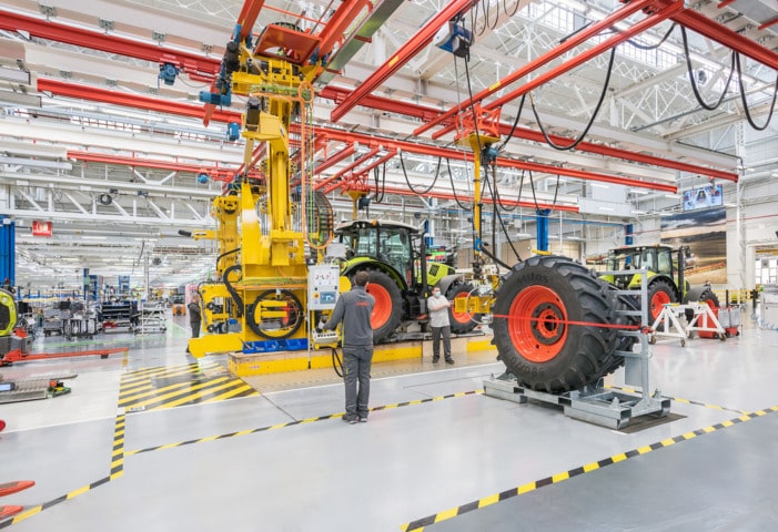 Claas inaugura su nueva fábrica de tractores en Le Mans, «la fábrica del futuro»