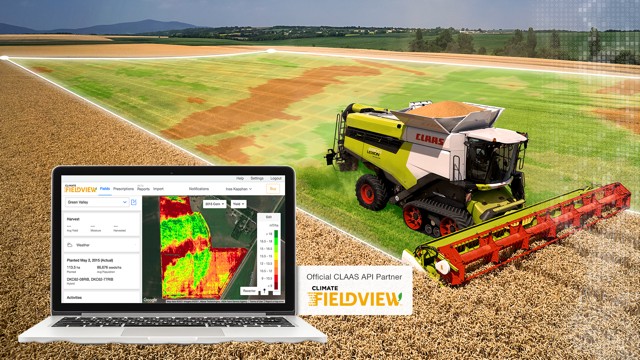 Claas API permite desde ahora la conexión de Climate FiedView y Claas Telematics