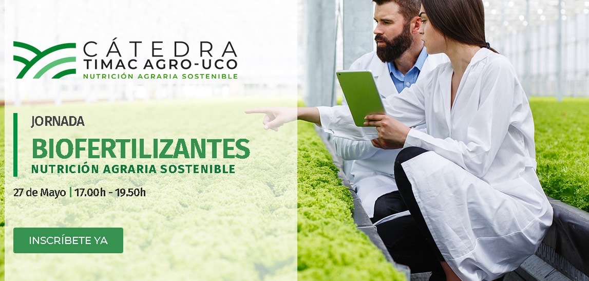 La Cátedra Timac Agro – UCO celebra el 27 de mayo una jornada online sobre el potencial de los fertilizantes