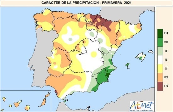 Un verano más seco de lo habitual en el noroeste y más cálido en toda España