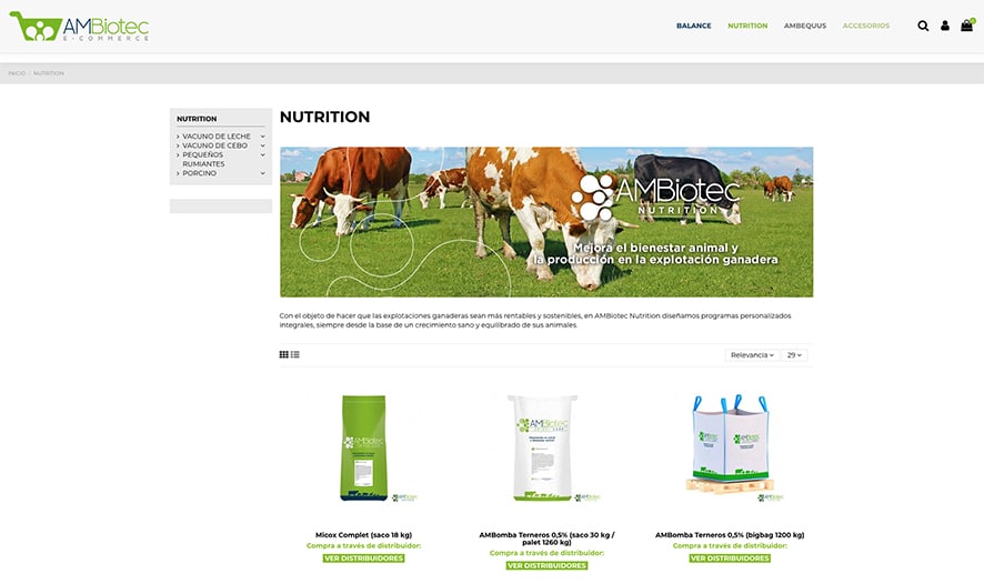 Ambiotec lanza el primer e-commerce en España de complementos nutricionales naturales