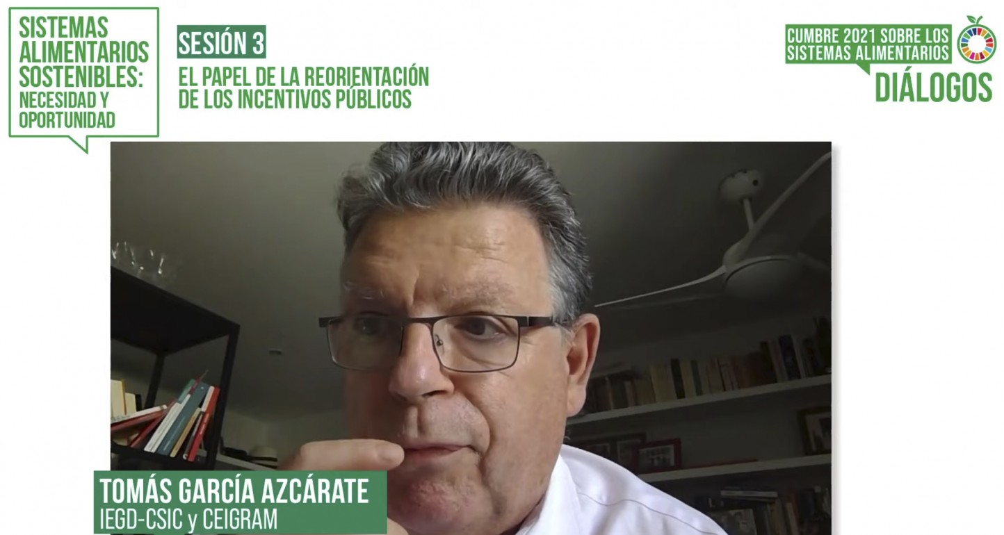 Unas propuestas sobre las políticas públicas para avanzar hacia sistemas alimentarios sostenibles. Por Tomás García Azcárate