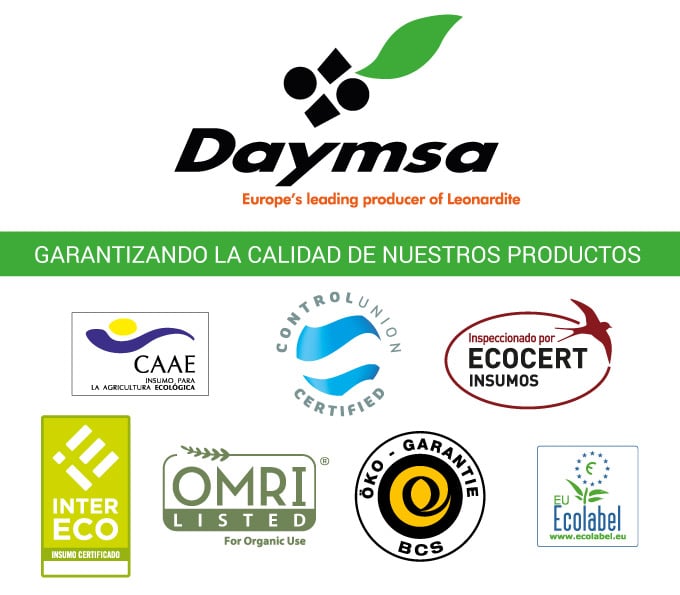 La mitad del catálogo de soluciones de Daymsa está certificado para agricultura ecológica