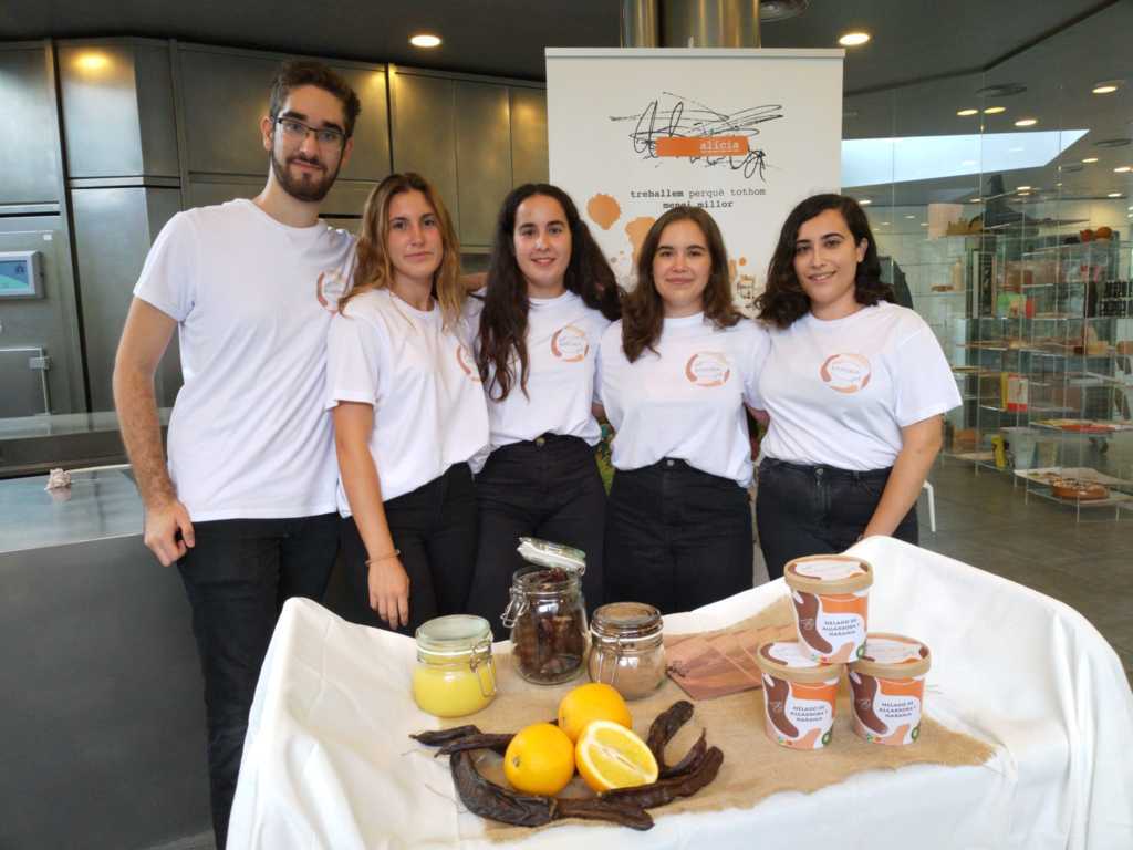 Estudiantes de la UPV ganan los XII Premios Ecotrophelia España con un helado de naranja y algarroba