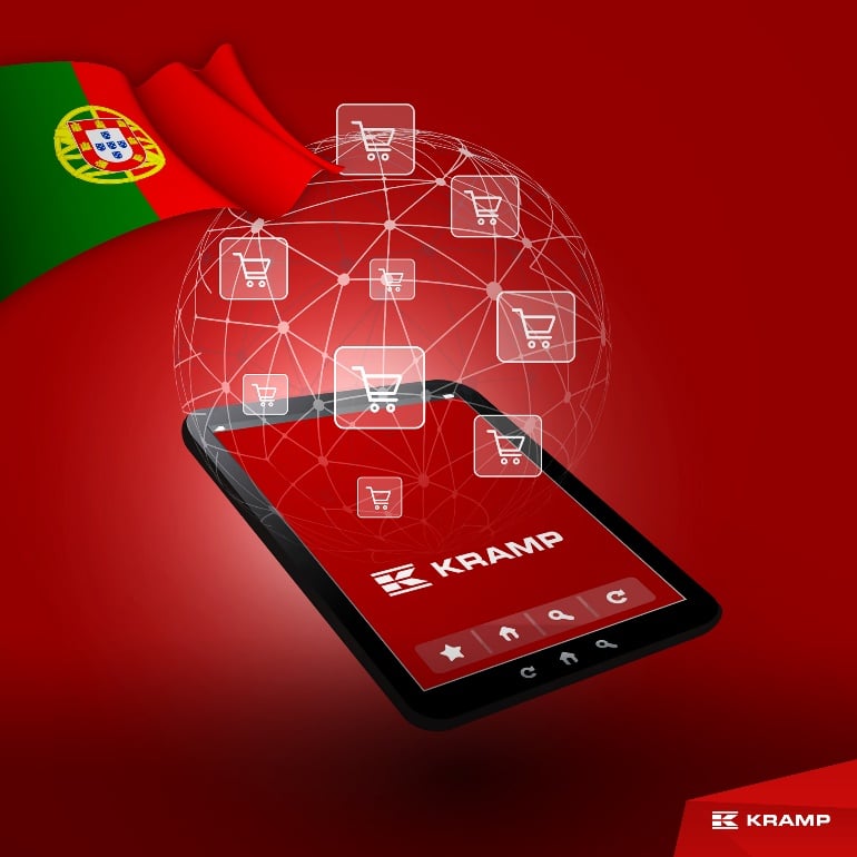 La tienda online de Kramp, ahora también disponible en portugués