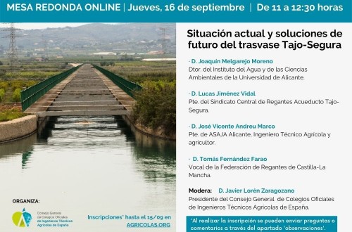 Mesa redonda sobre el futuro del Trasvase Tajo-Segura