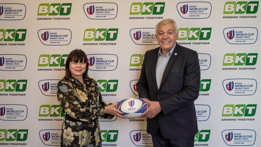 BKT, proveedor oficial de neumáticos para la Copa del Mundo de Rugby Francia 2023