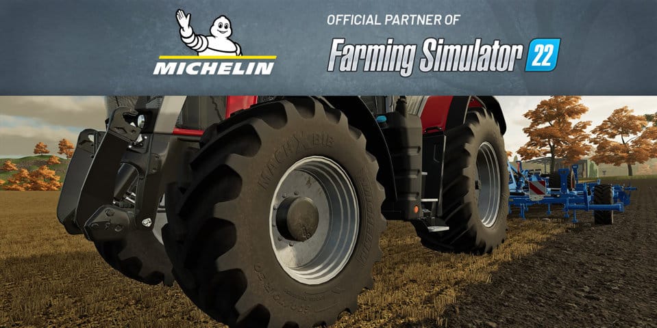 Los neumáticos agrícolas de Michelin, ahora disponibles en Farming Simulator 22