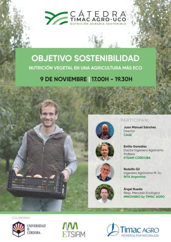Objetivo sostenibilidad, nueva jornada de la Cátedra Timac Agro-UCO
