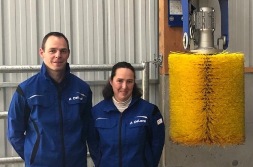 DeLaval presenta un modelo actualizado de cepillo rotativo