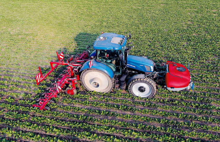 Lemken amplía su programa Steketee con el depósito delantero SprayHub