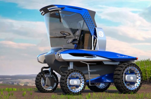 New Holland sorprende en Sitevi 2021 con un prototipo de tractor zancudo para viñedos estrechos