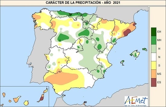 Balance AEMET: el pasado año ha sido el octavo más cálido de este siglo en España