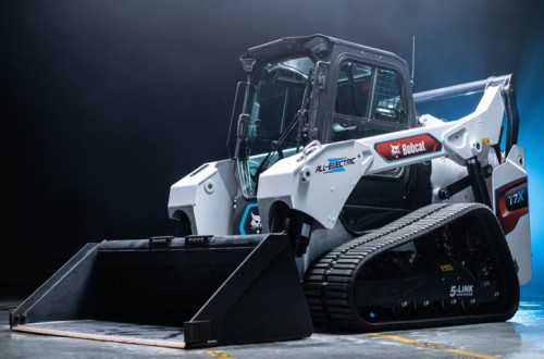 Bobcat presenta en el CES una cargadora compacta de orugas totalmente eléctrica