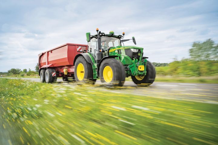 John Deere 6R 185: La prueba de transporte de la DLG pone de relieve su eficiencia en consumo de combustible