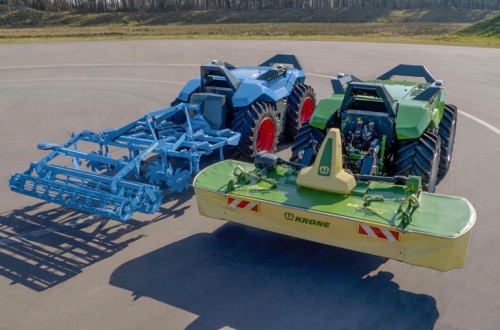 Krone y Lemken desarrollan un sistema autónomo para trabajar con diferentes implementos