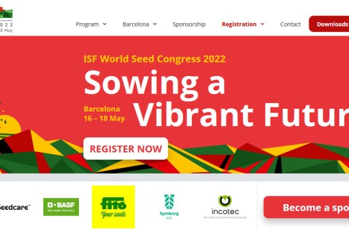 Barcelona acoge del 16 al 18 de mayo el Congreso Mundial de Semillas 2022