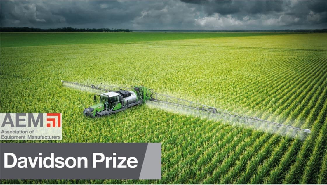 El pulverizador autopropulsado Fendt Rogator 900 gana el Premio Davidson 2022