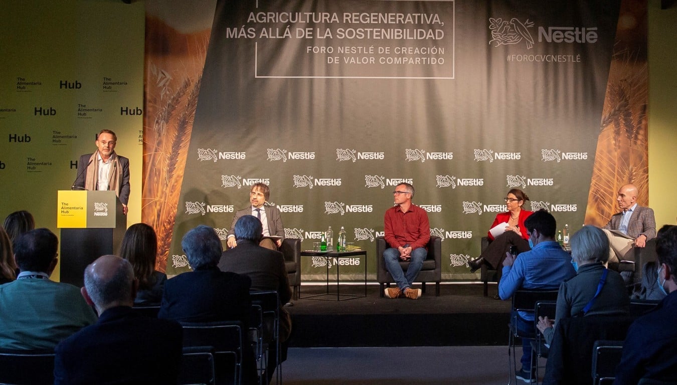 Nestlé analiza en un foro el papel de la agricultura regenerativa