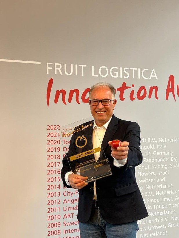 Amela, tomate de Cooperativa La Palma, gana el Innovation Gold Award 2022   