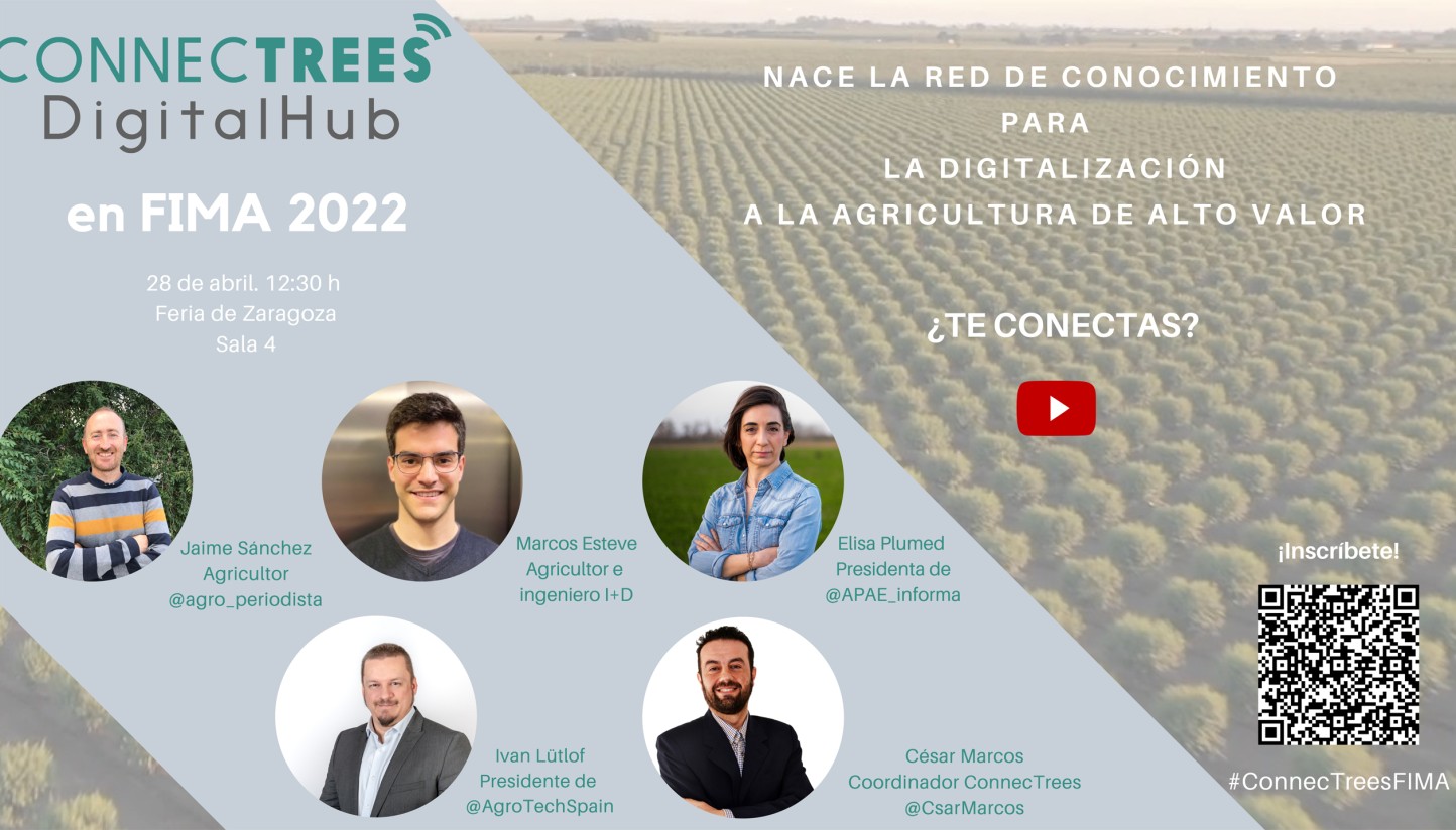 Nace la red ConnecTrees DigitalHub centrada en la digitalización de cultivos leñosos